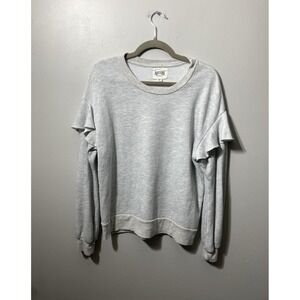 Nation LTD Women's 80's Style Crew Neck Sweatshirt Y2K Fame! Flashdance Sz M